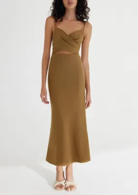 Frankie Midi Dress - Olive