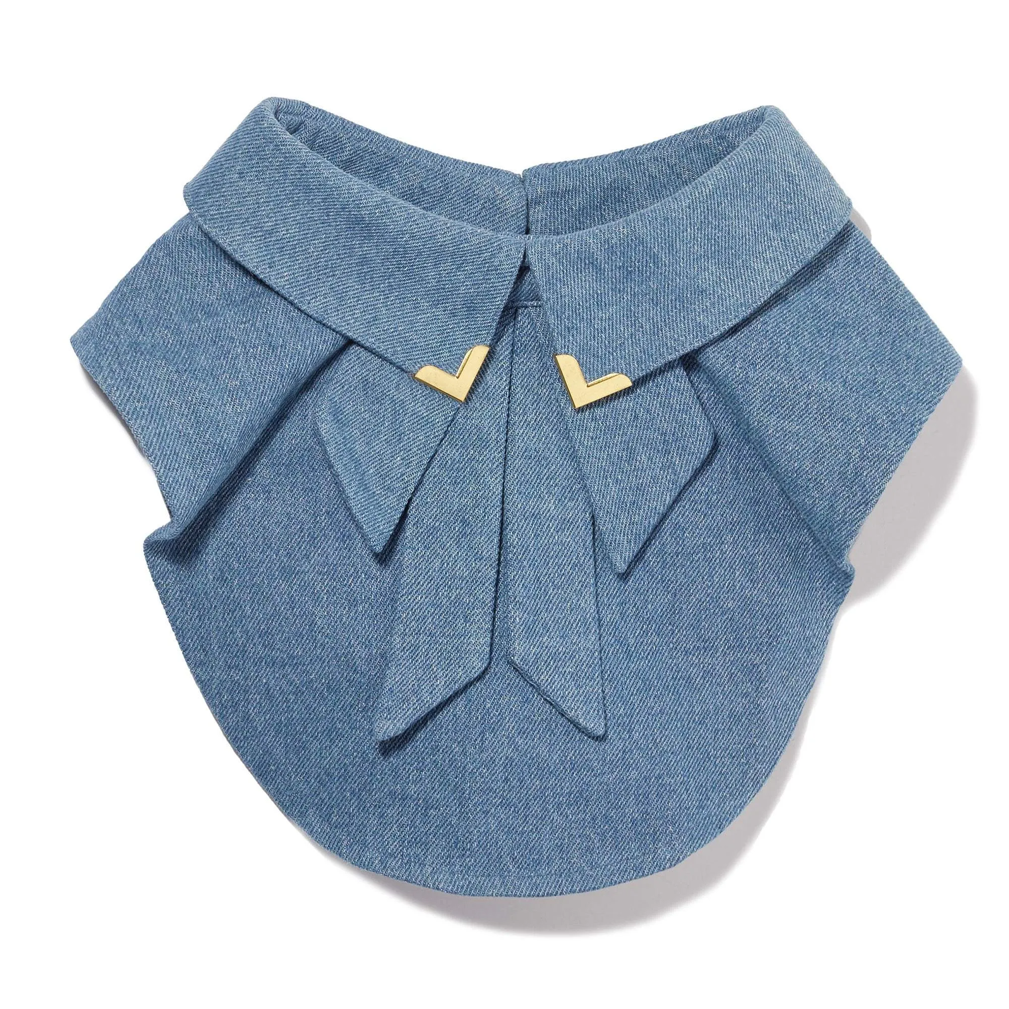 GOLDEN DENIM VICTORIA BOWTIE COLLAR