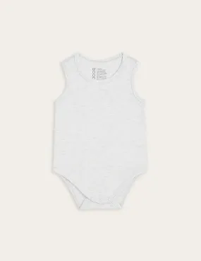 Heather Grey Baby Bamboo Bodysuit