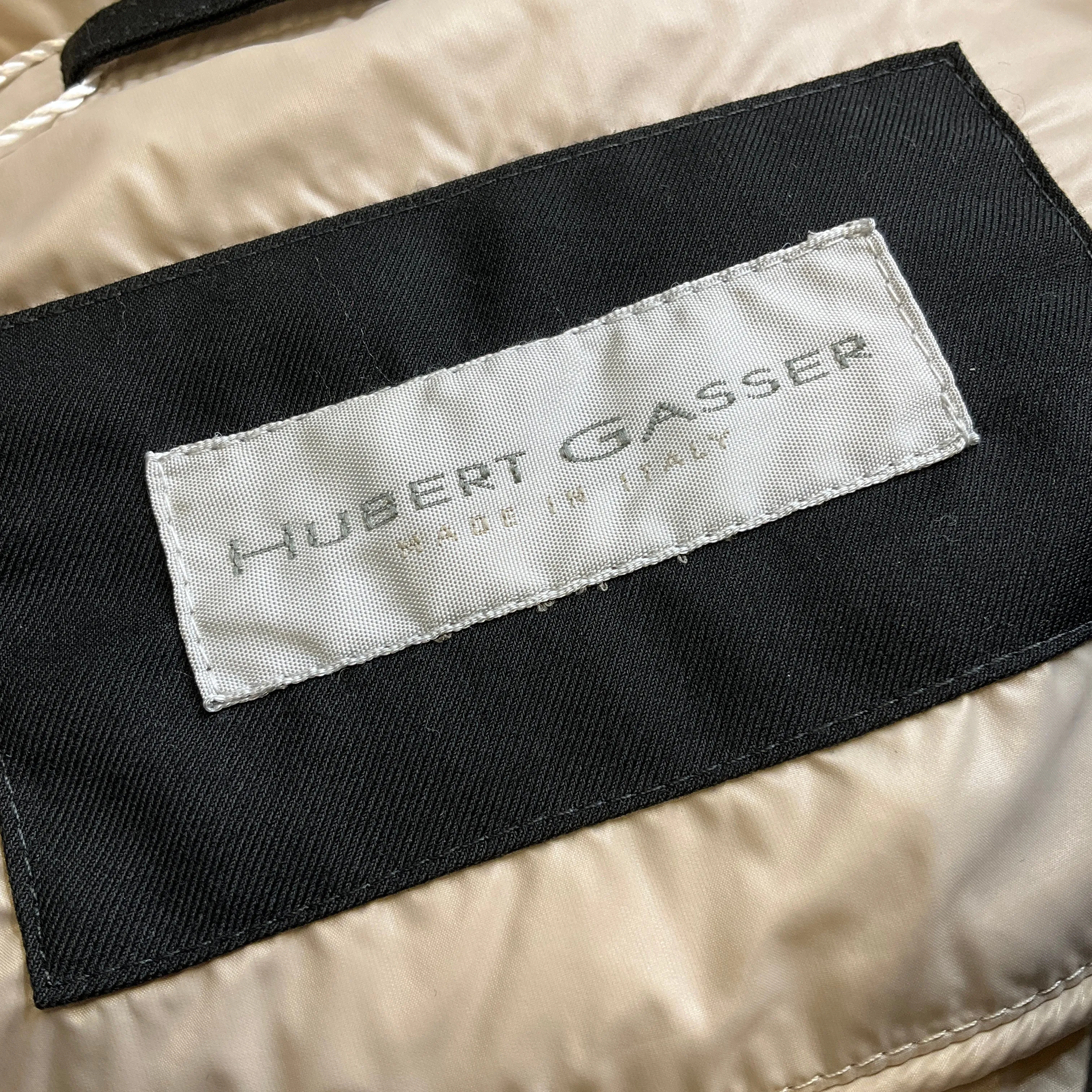 Hubert Gasser Black Hooded Puffer Jacket