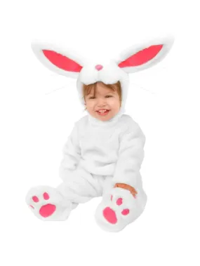 Infant Plush White Rabbit Costume