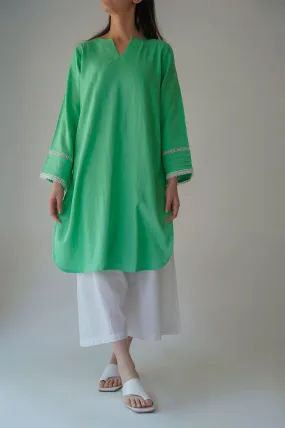 JADE LINEN KURTA