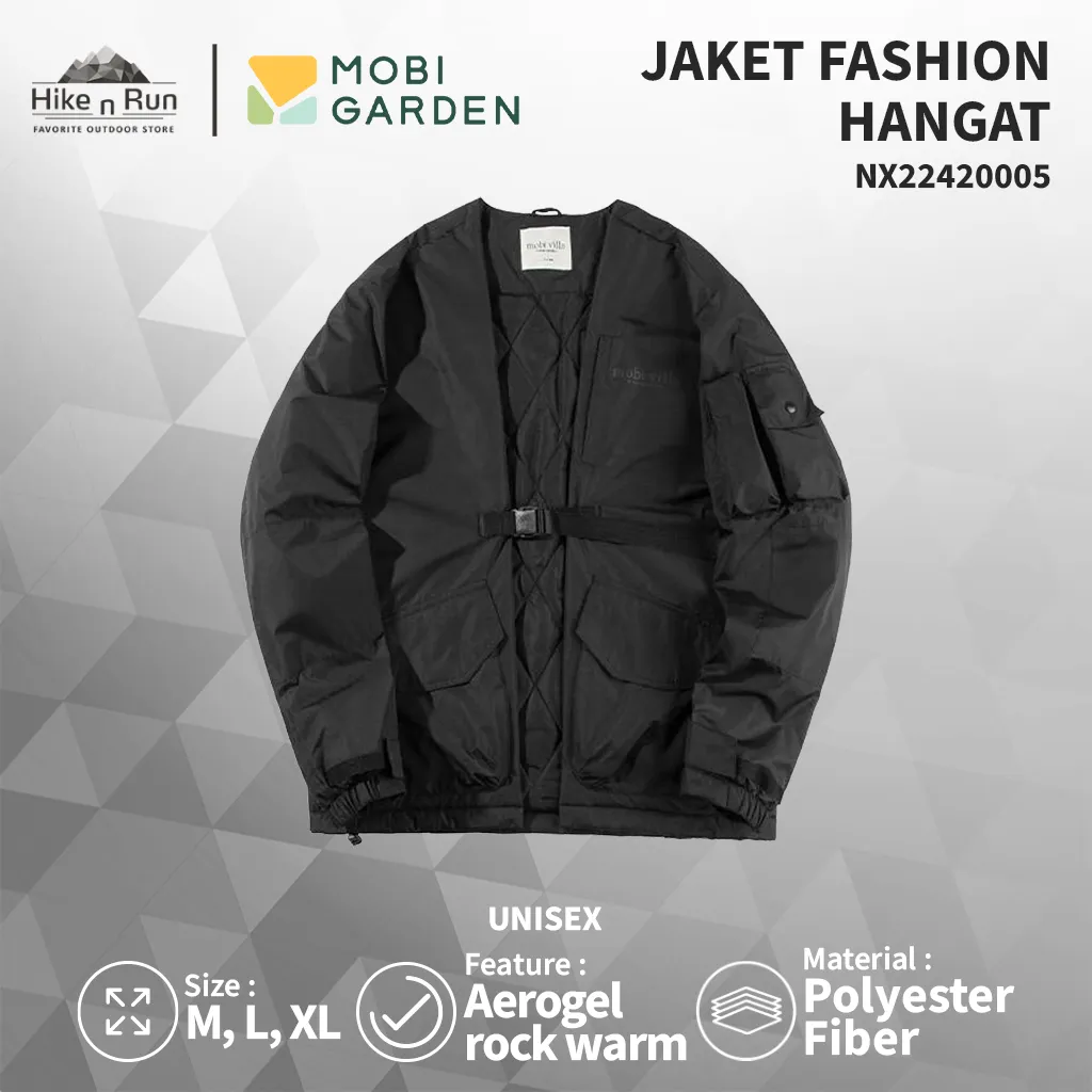 JAKET BLAZER FASHION HANGAT CAMPING PRIA/WANITA MOBI GARDEN NX22420005 WARM PUFFER JACKET UNISEX