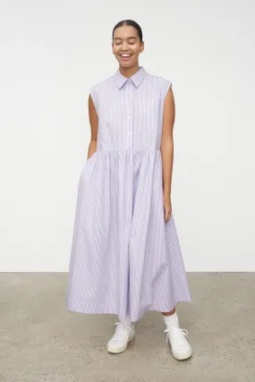 Jamie Dress - Lilac Stripe