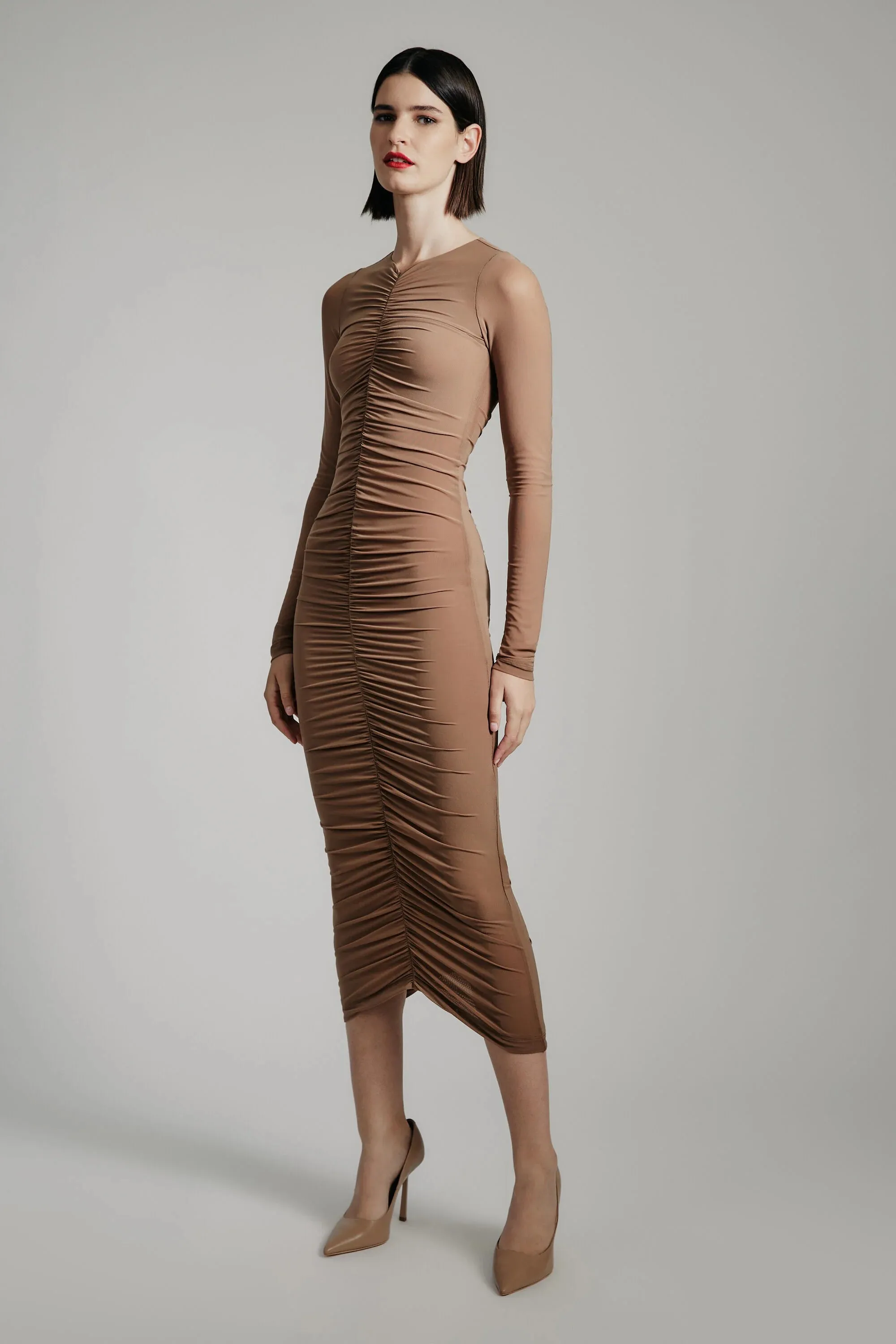 Jaya Mesh Maxi Dress