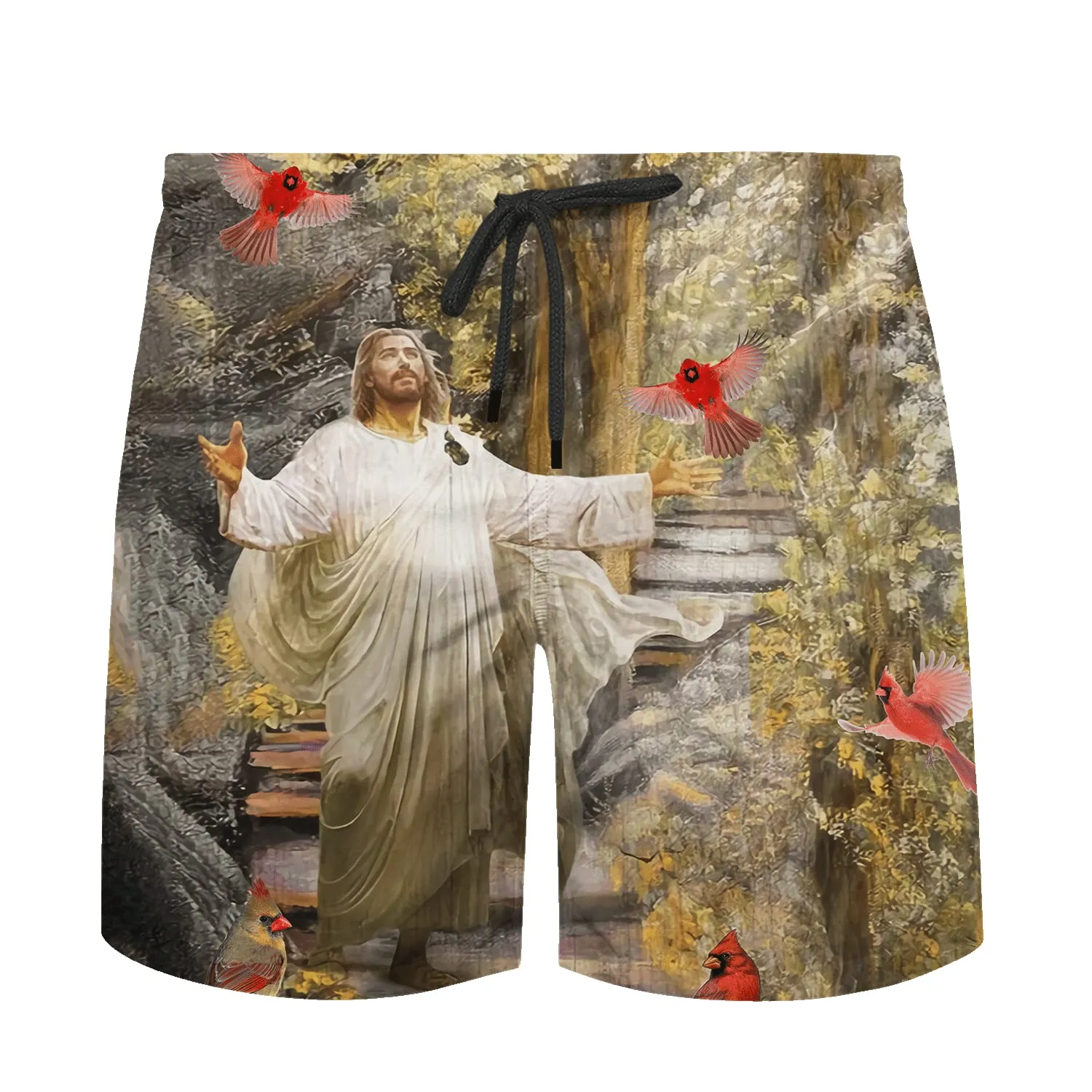 Jesus And Cardinal Polo Shirt - Christian Shirts & Shorts