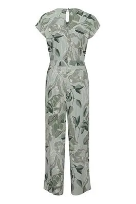 Joella Jumpsuit - Hedge Green Mix