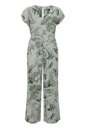 Joella Jumpsuit - Hedge Green Mix