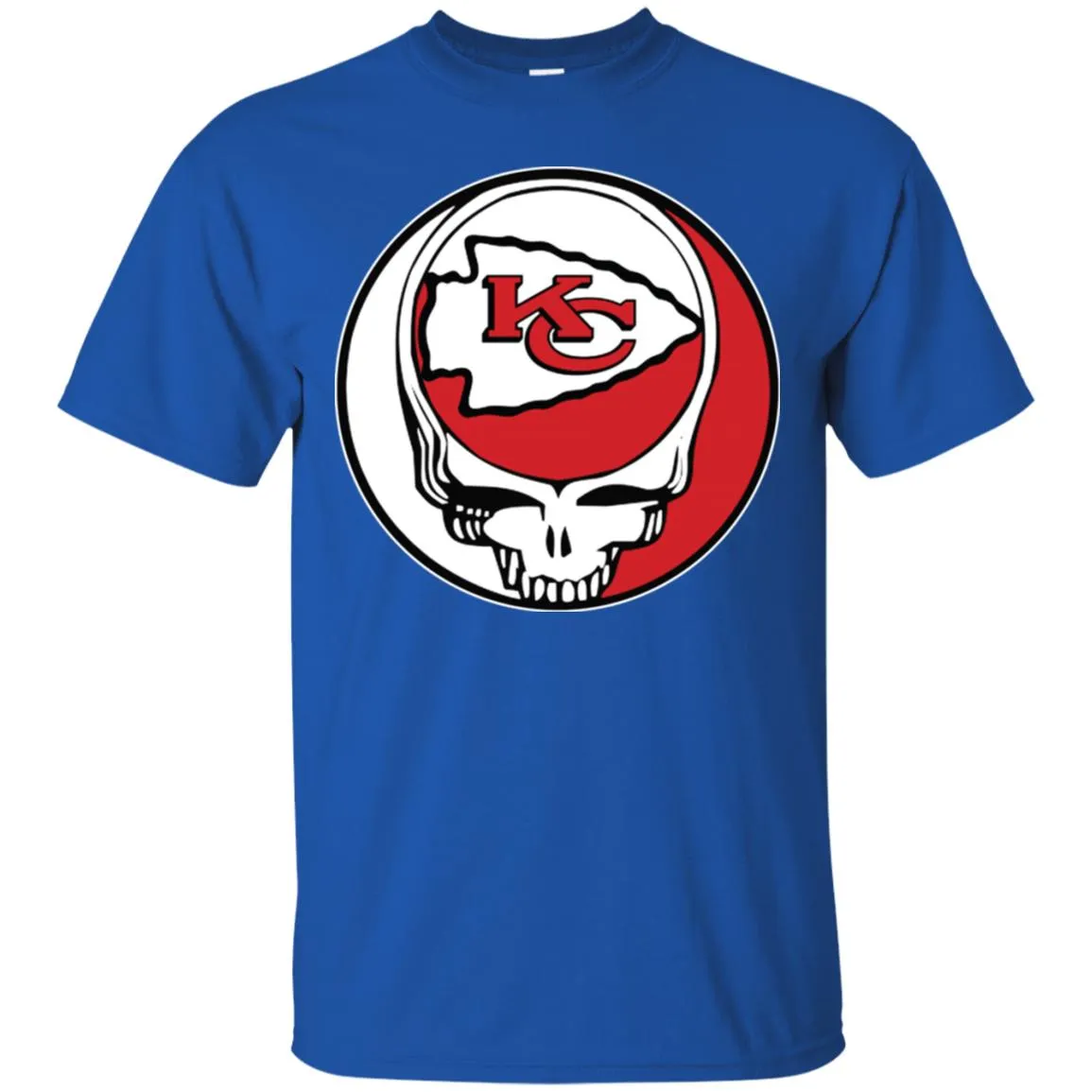 Kansas City Chiefs Grateful Dead Steal Your Face Football Nfl Shirts