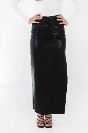 Knock Out Midi Skirt - Black