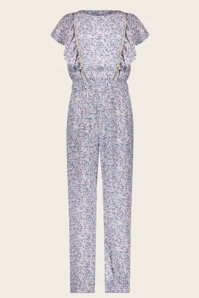 LikeFLO Flo Girls Aop Small Flower Jumpsuit