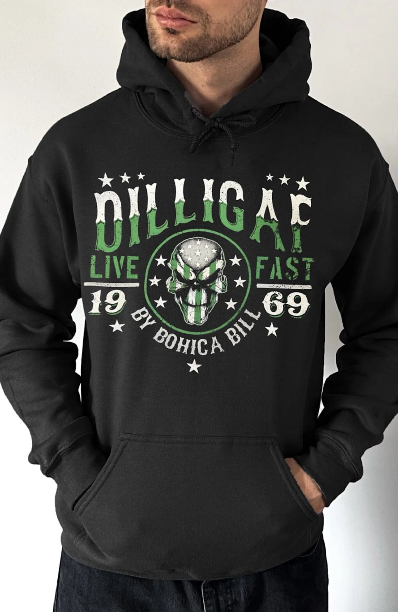 Live Fast Punisher Pullover Hoody