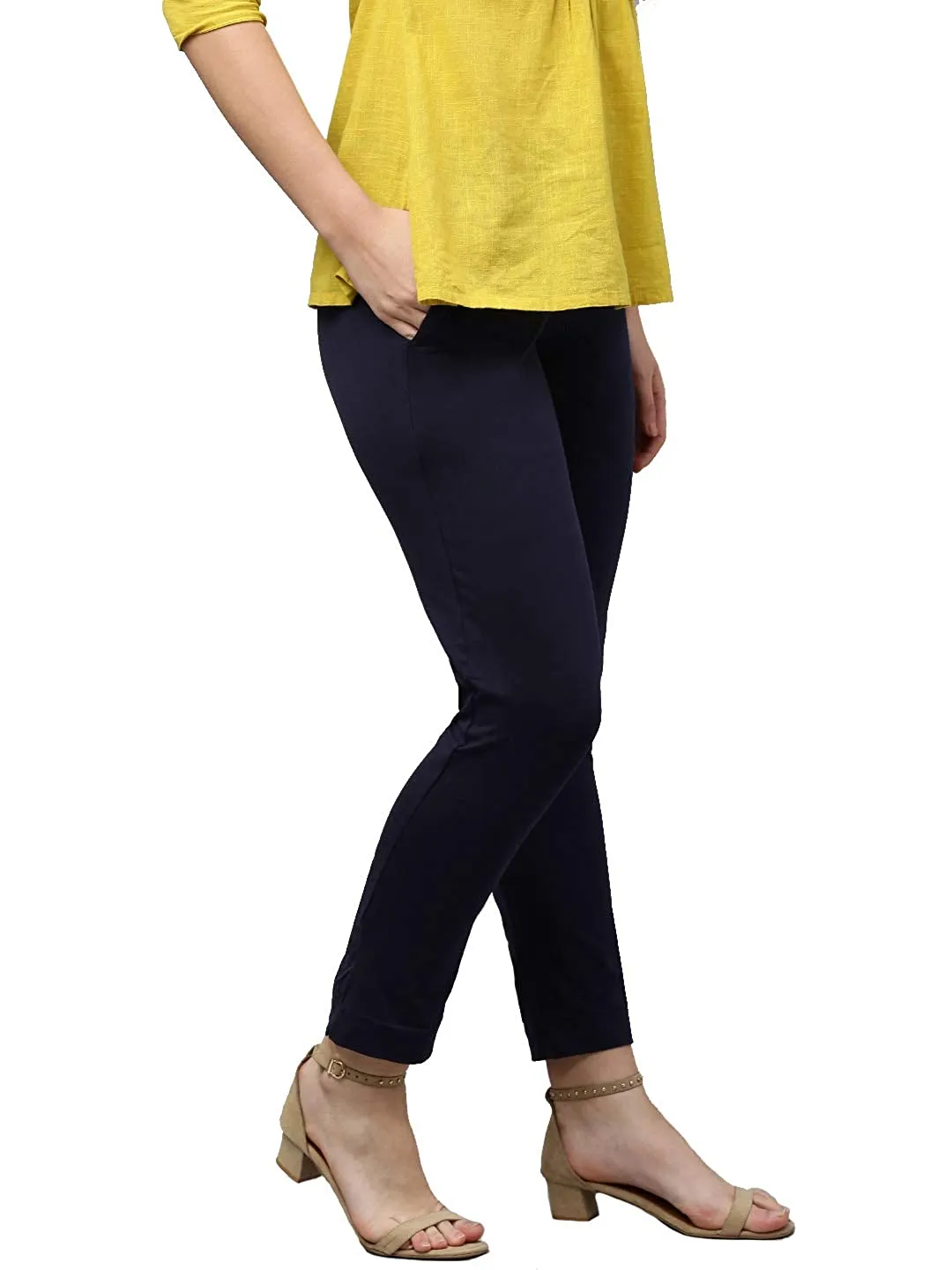 Lux Lyra Dark Blue cotton Kurti Pants for woman