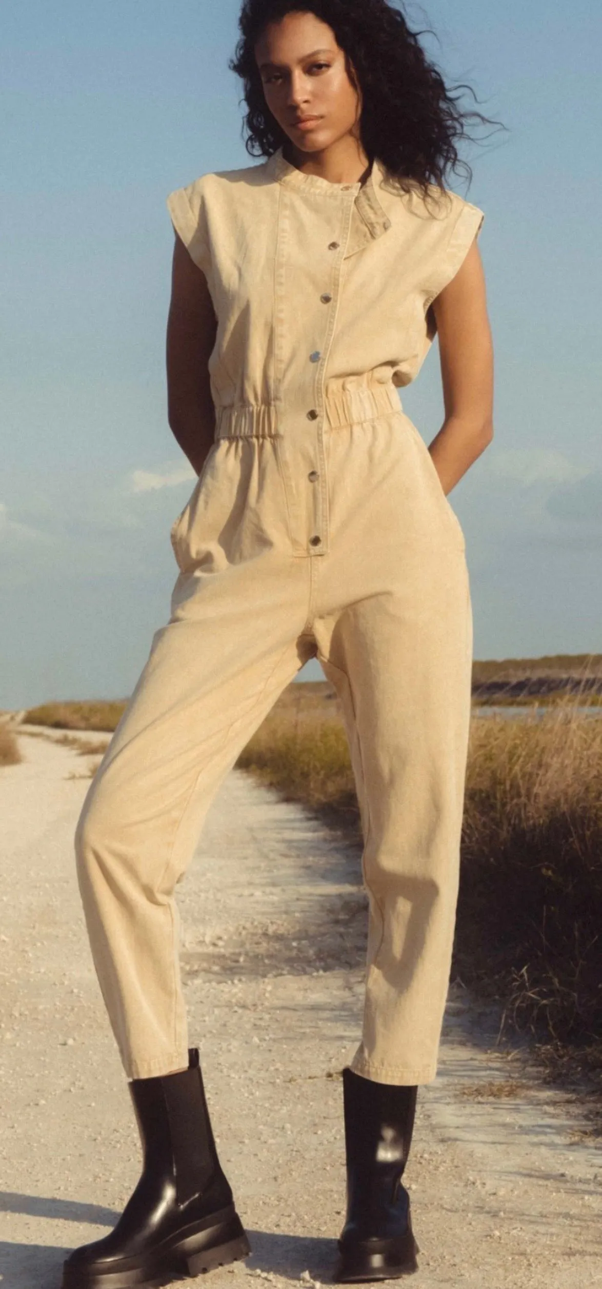 Maya denim jumpsuit