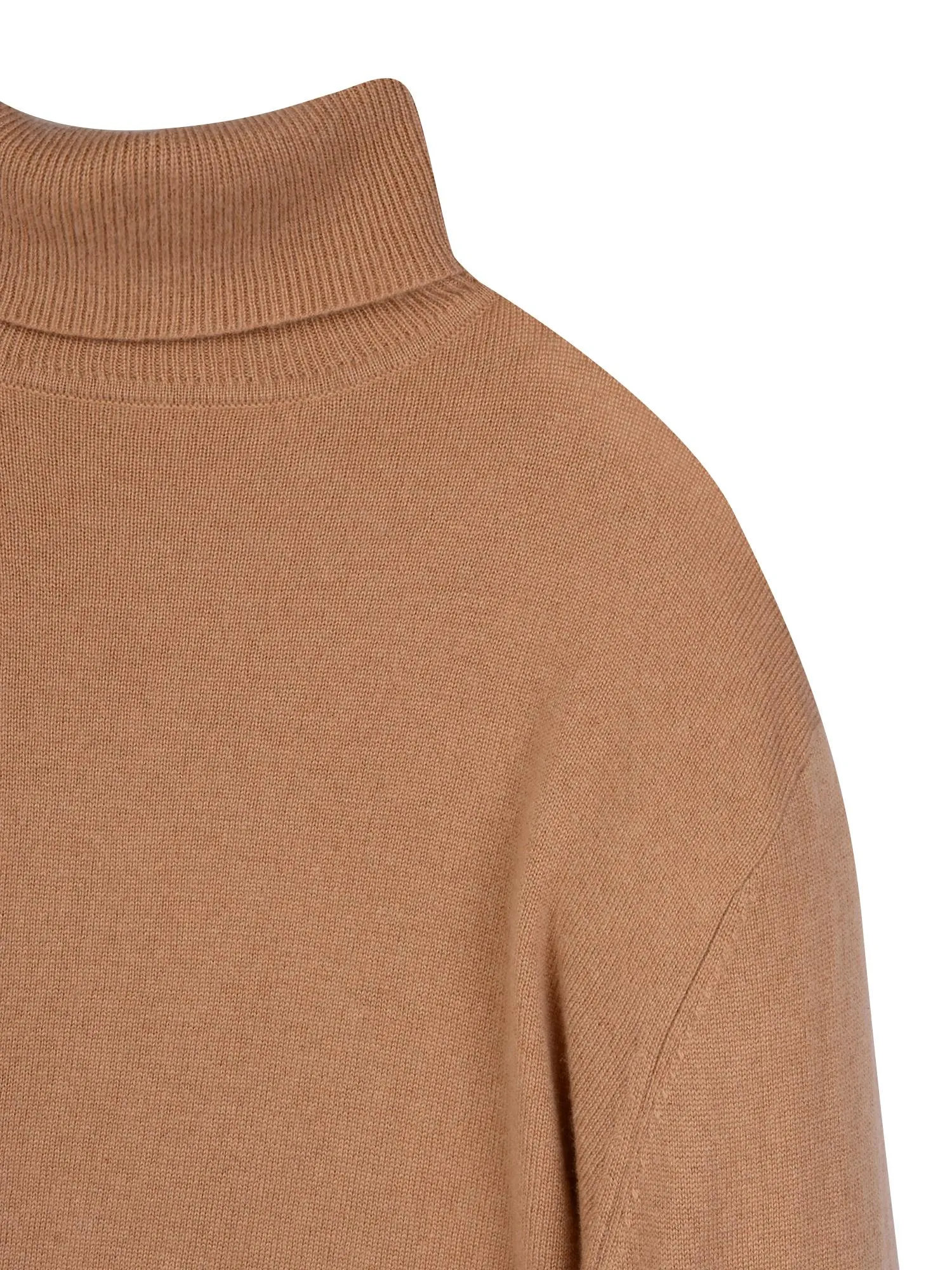 Men Turtleneck Sweater_Camel