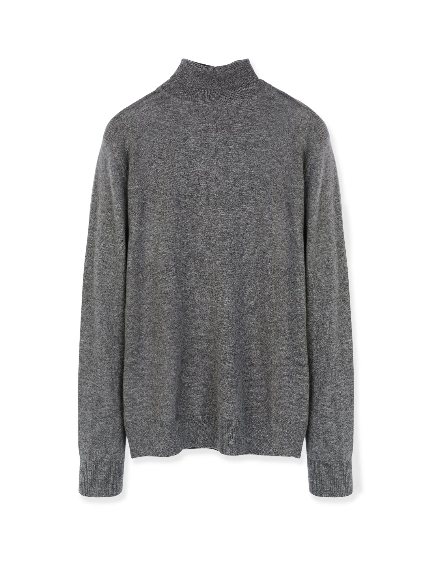 Men Turtleneck Sweater_Grey