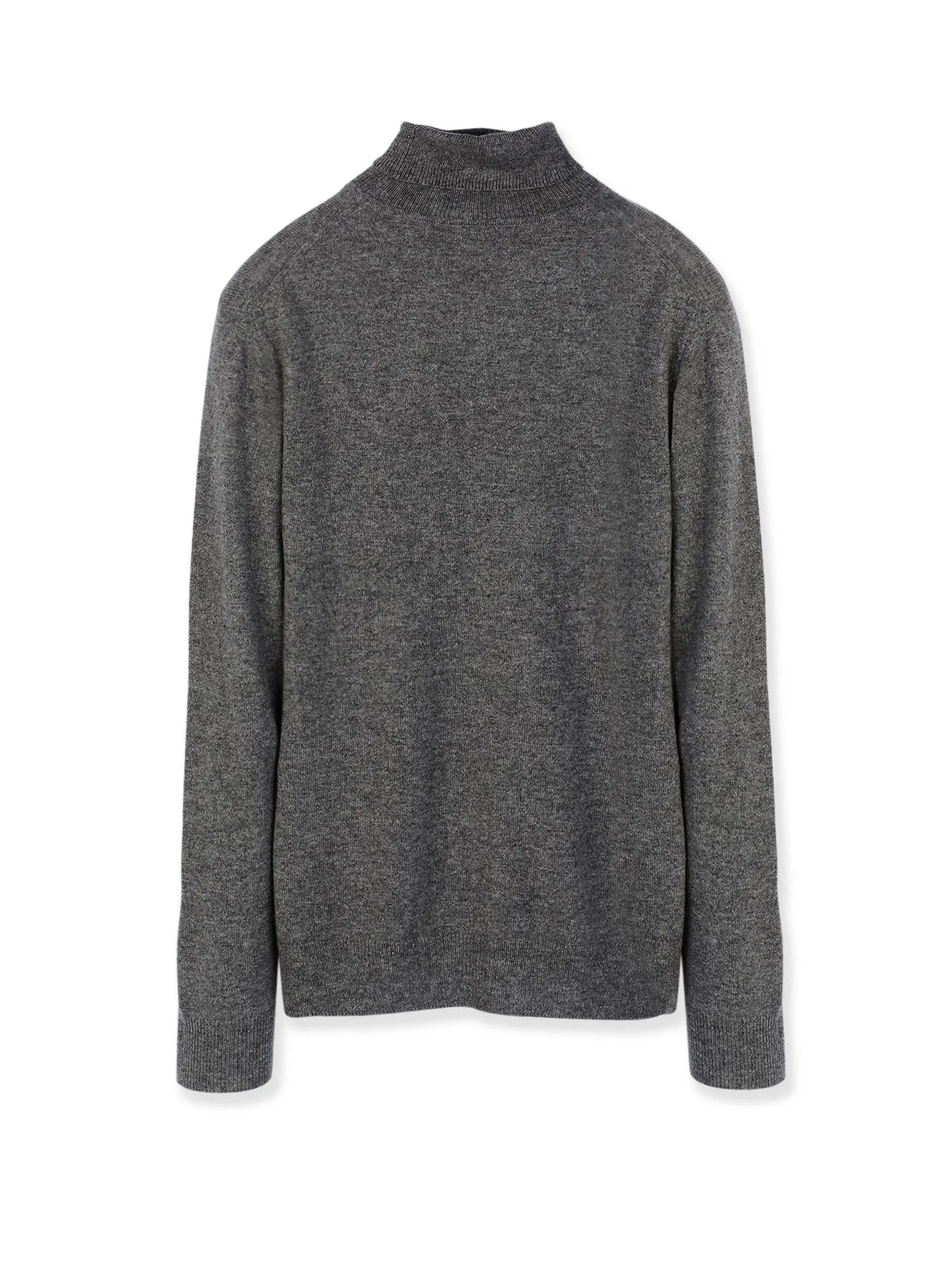 Men Turtleneck Sweater_Grey