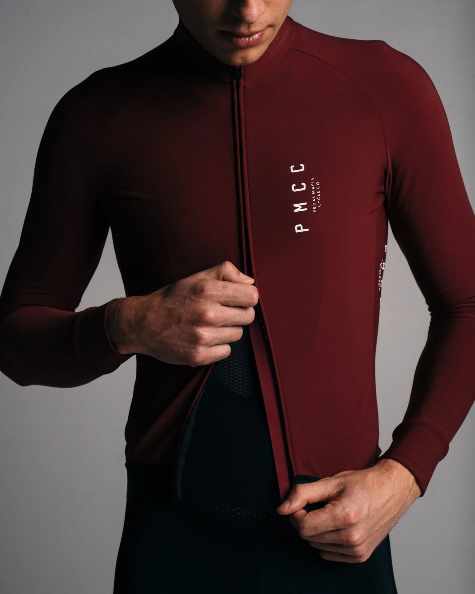 Mens PMCC Thermal Jacket - Burgundy