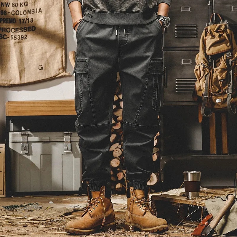 Men's Retro Loose Straight-leg Pants