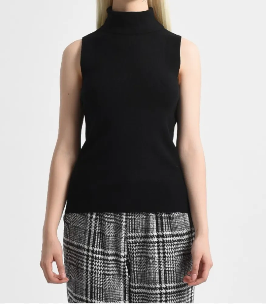 Molly Bracken Sleeveless Turtleneck Top