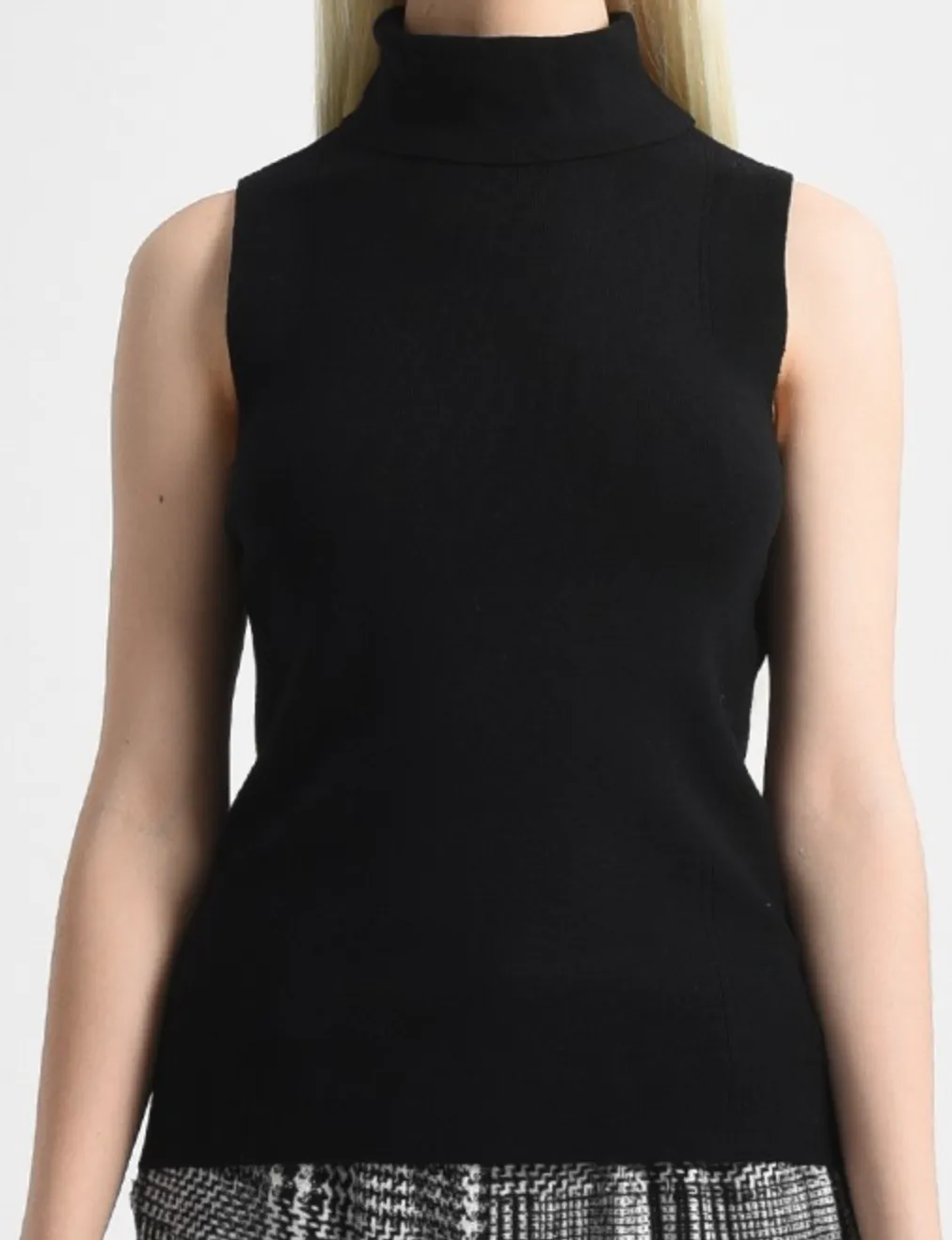 Molly Bracken Sleeveless Turtleneck Top