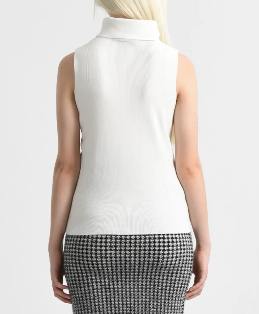 Molly Bracken Sleeveless Turtleneck Top