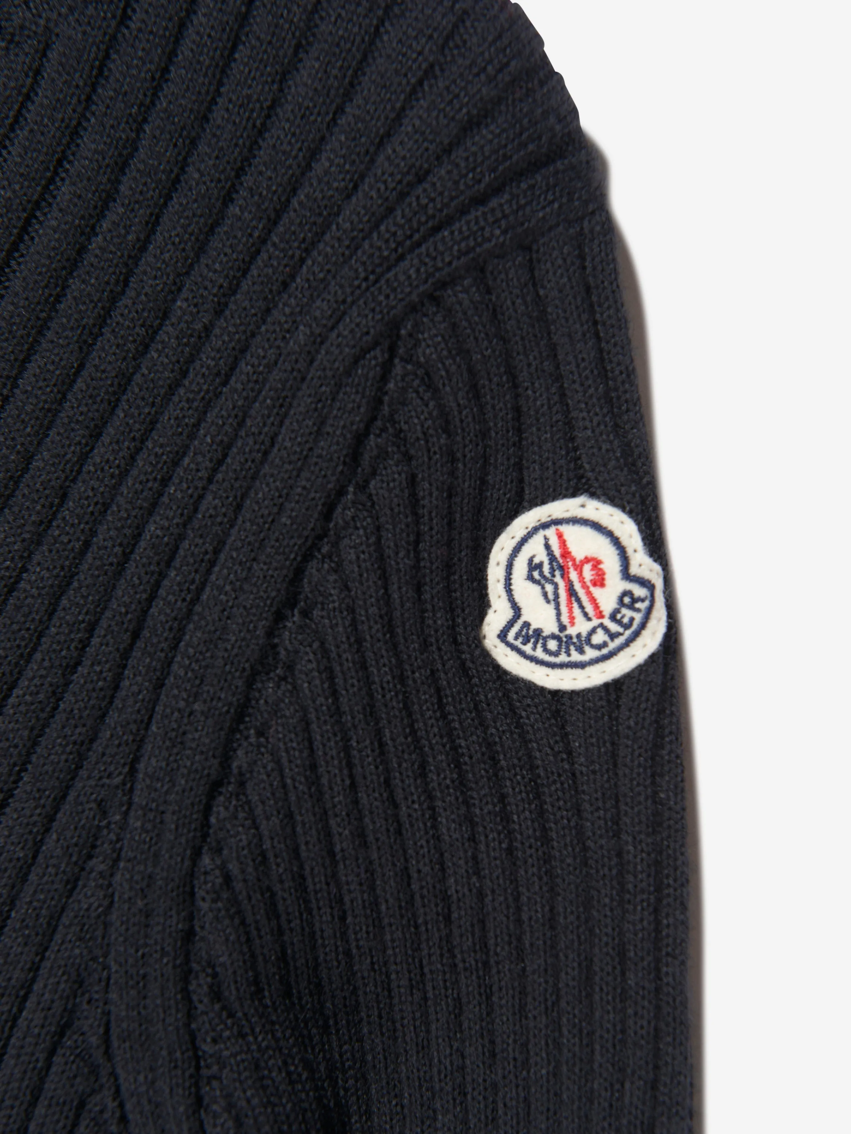 Moncler Enfant Girls Turtleneck Top in Black