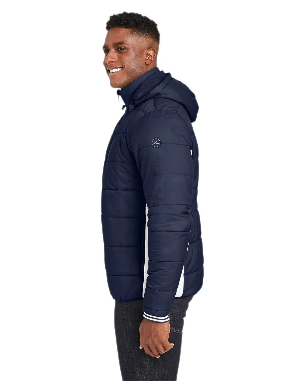 Nautica - Men's Nautical Mile Puffer Packable Jacket