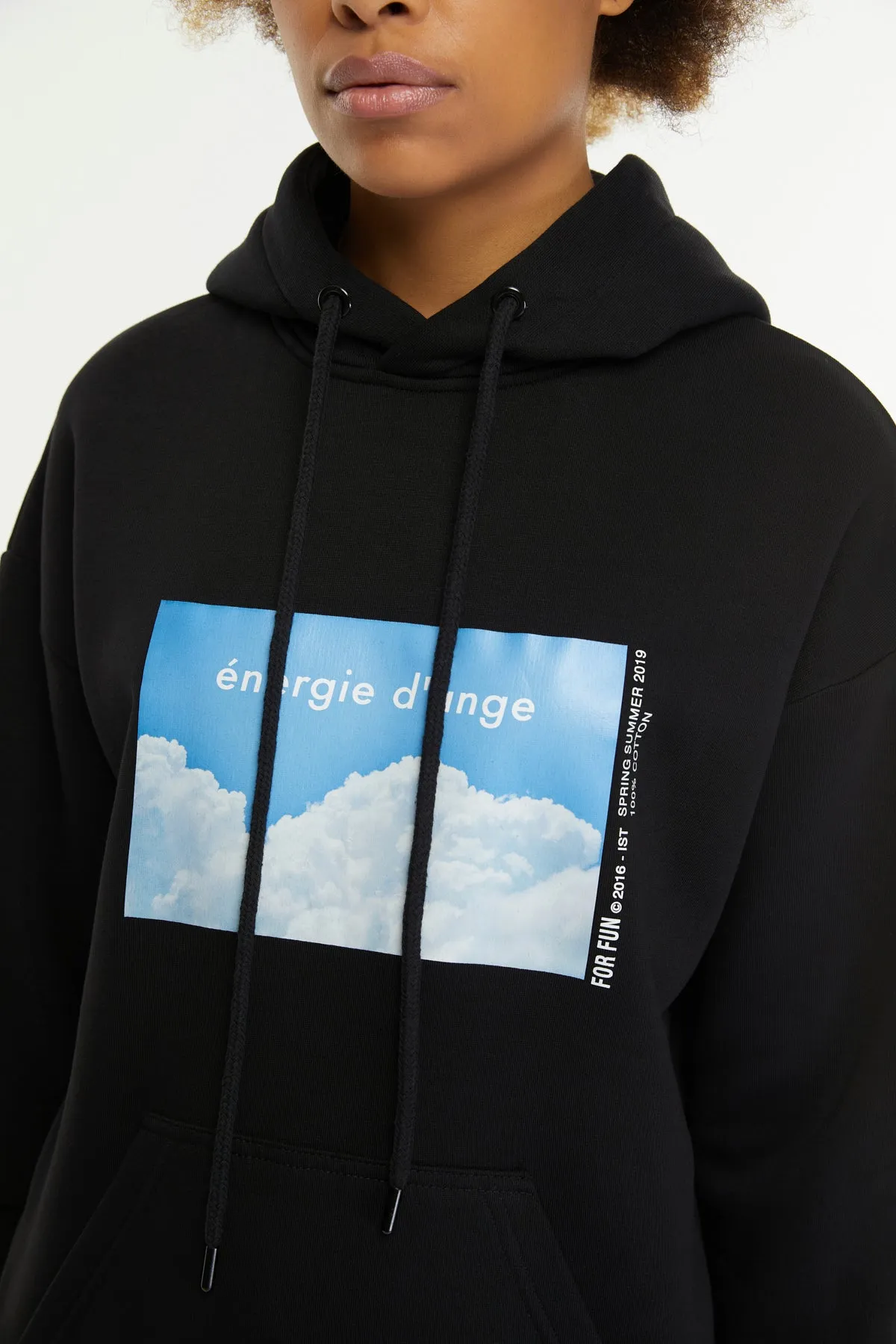 énergie d'ange / Oversized Pullover Hoodie