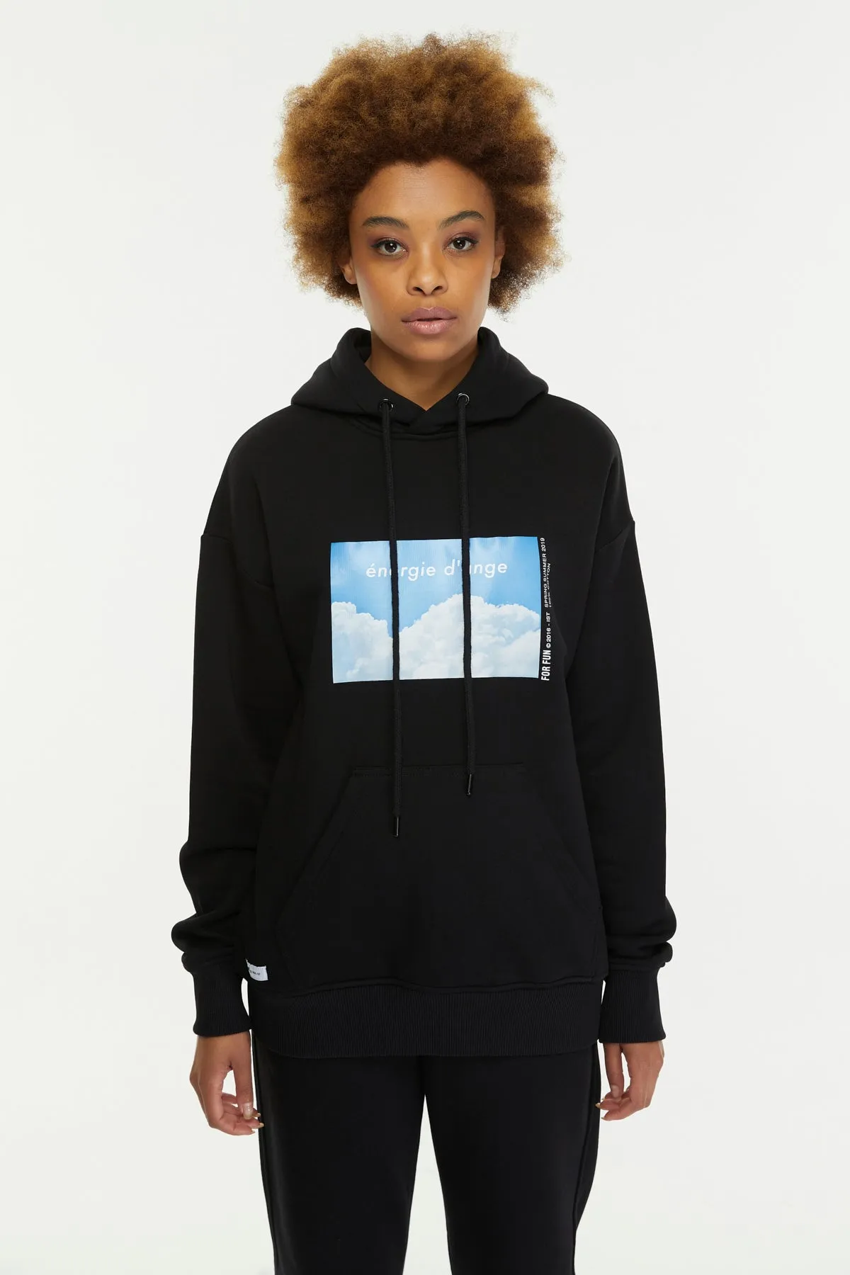 énergie d'ange / Oversized Pullover Hoodie