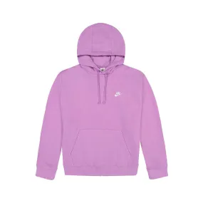 Nike Men's NSW Sportswear Club Fleece Pullover Hoodie Violet Shock