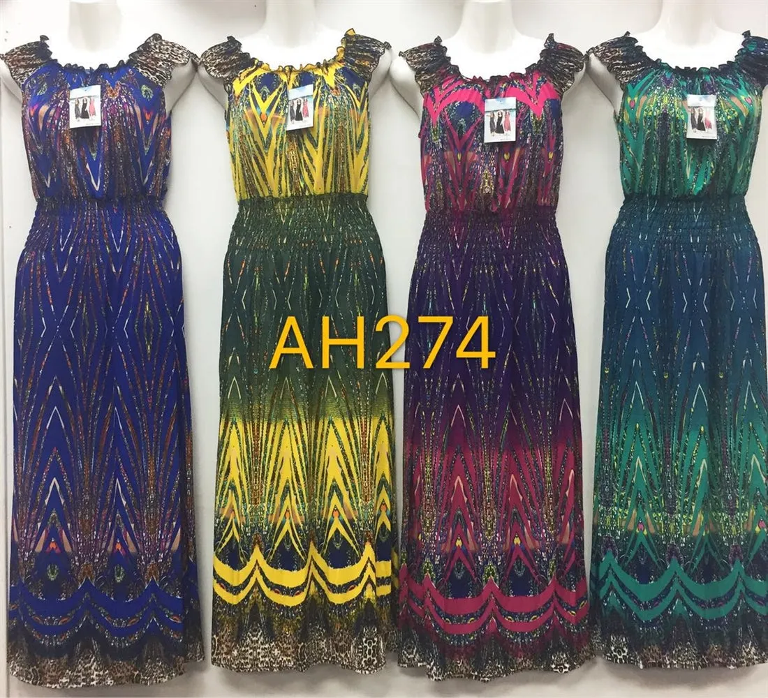 NYC Wholesale Fashion Long Maxi Dresses Summer Sundresses, AH274