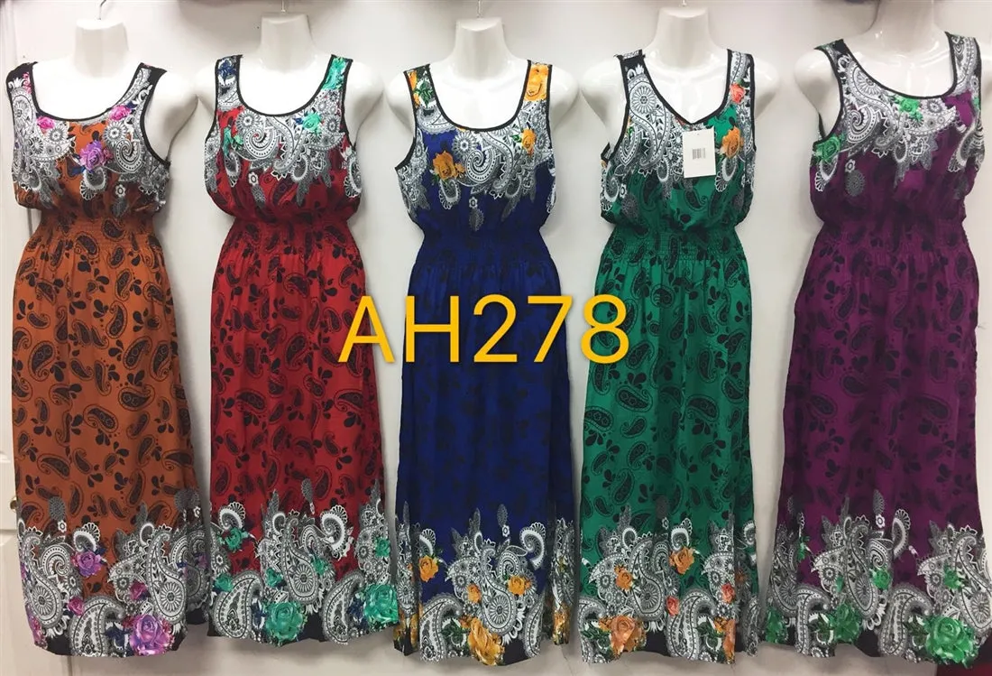 NYC Wholesale Fashion Long Maxi Dresses Summer Sundresses, AH278