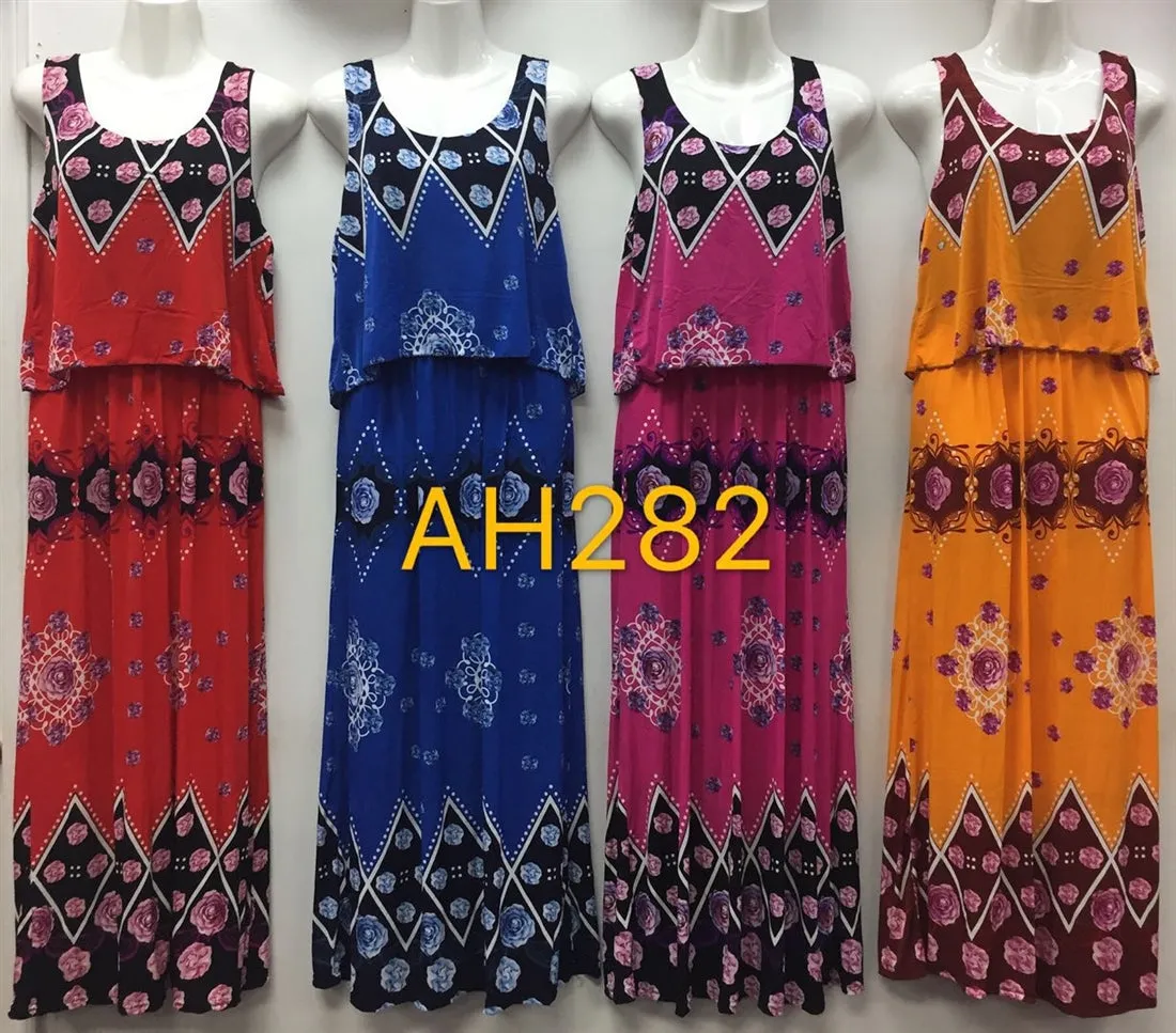 NYC Wholesale Fashion Long Maxi Dresses Summer Sundresses, AH282