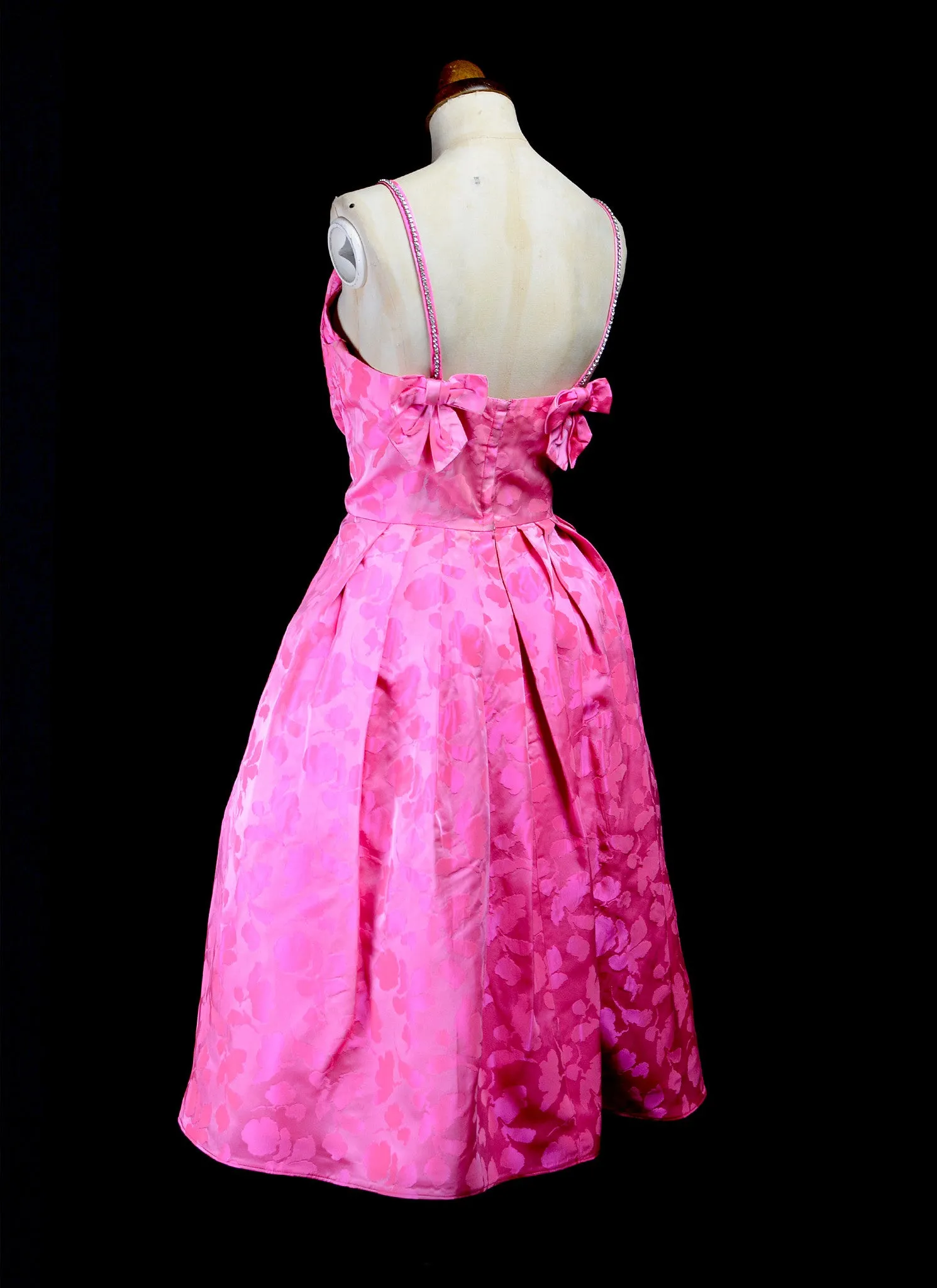 Original Vintage 1950s Pink Prom Dress