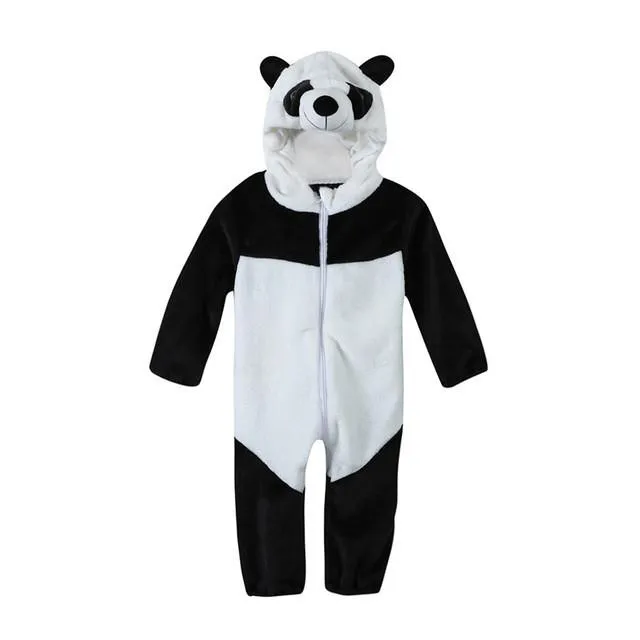 Panda newborn Jumpsuit Hooded Custome