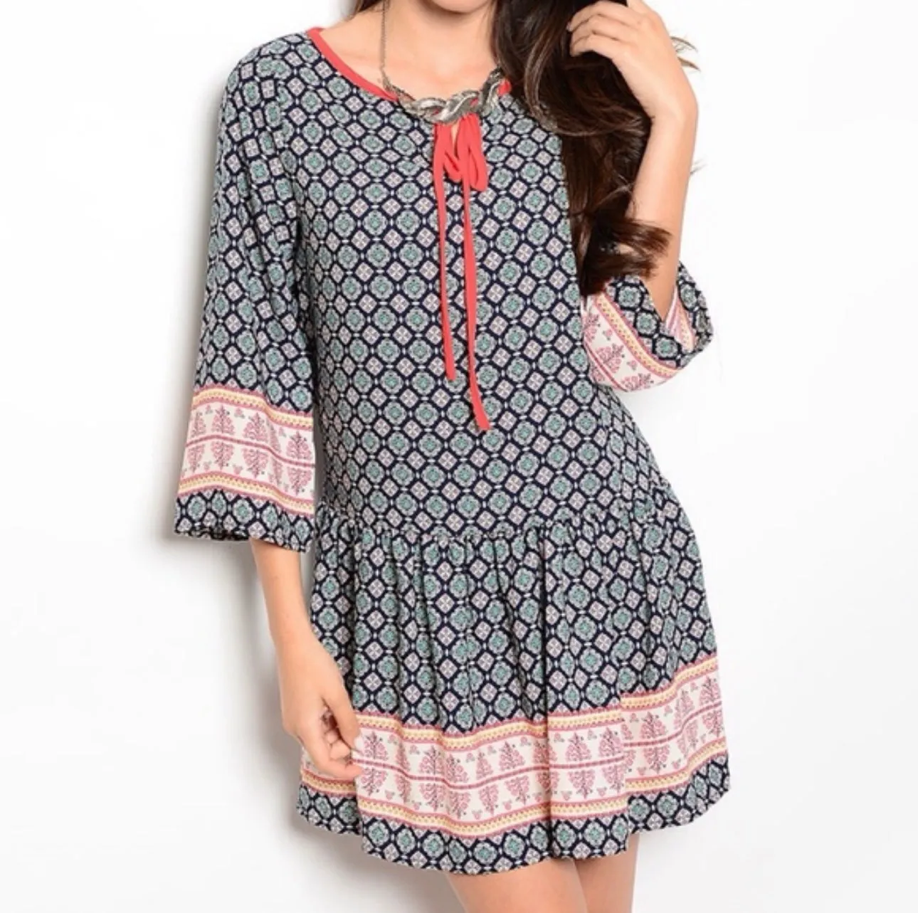 Peasant-ly Sweet Tunic Dress