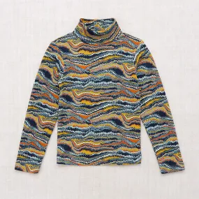 Pima Cotton Turtleneck - Yonder Scribble