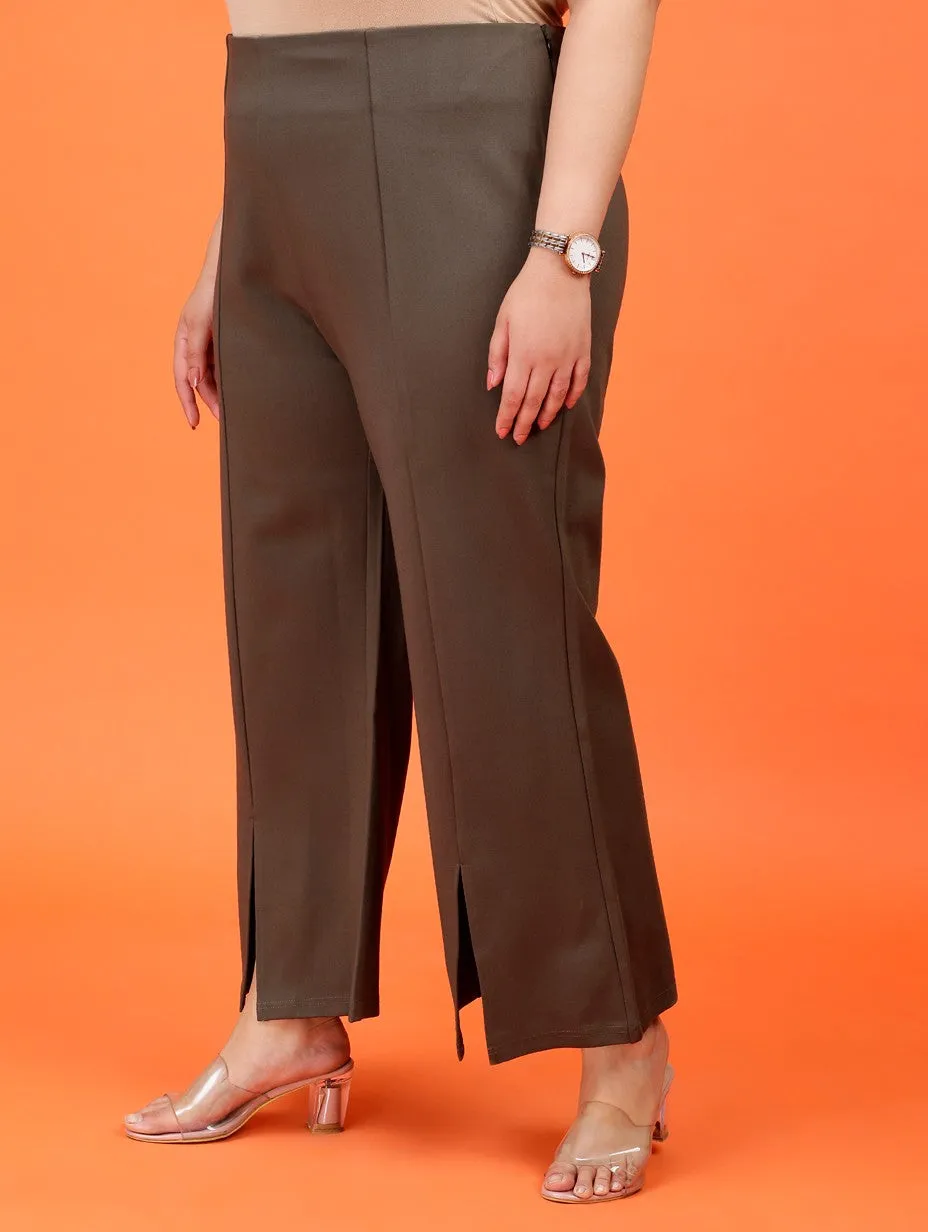 Plus Size Women Boot Cut Trouser