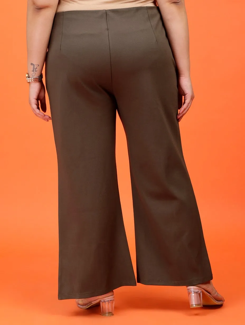 Plus Size Women Boot Cut Trouser