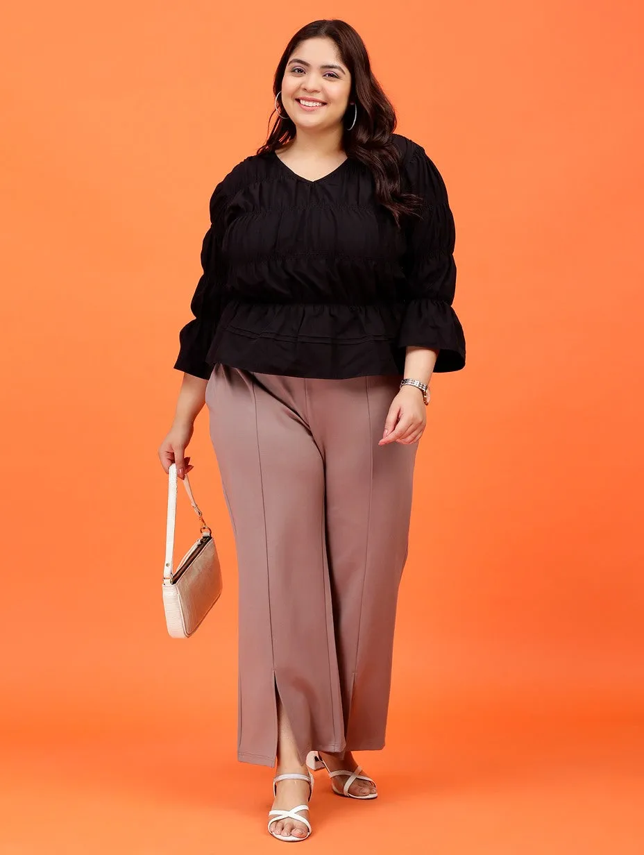 Plus Size Women Boot Cut Trouser