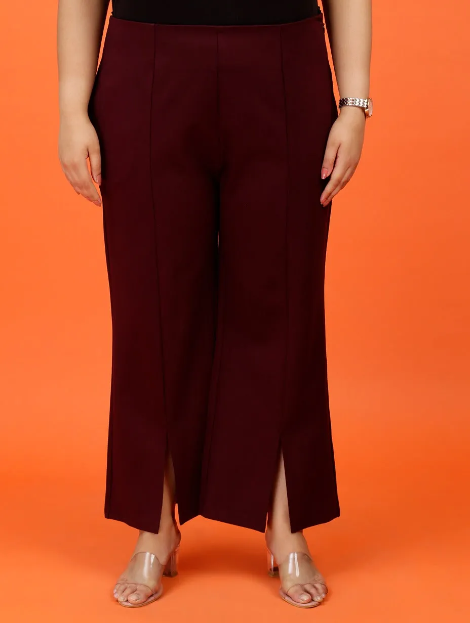 Plus Size Women Boot Cut Trouser