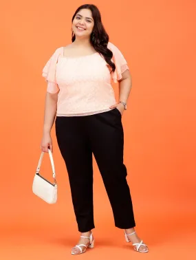 Plus Size Women Cigarette Pants