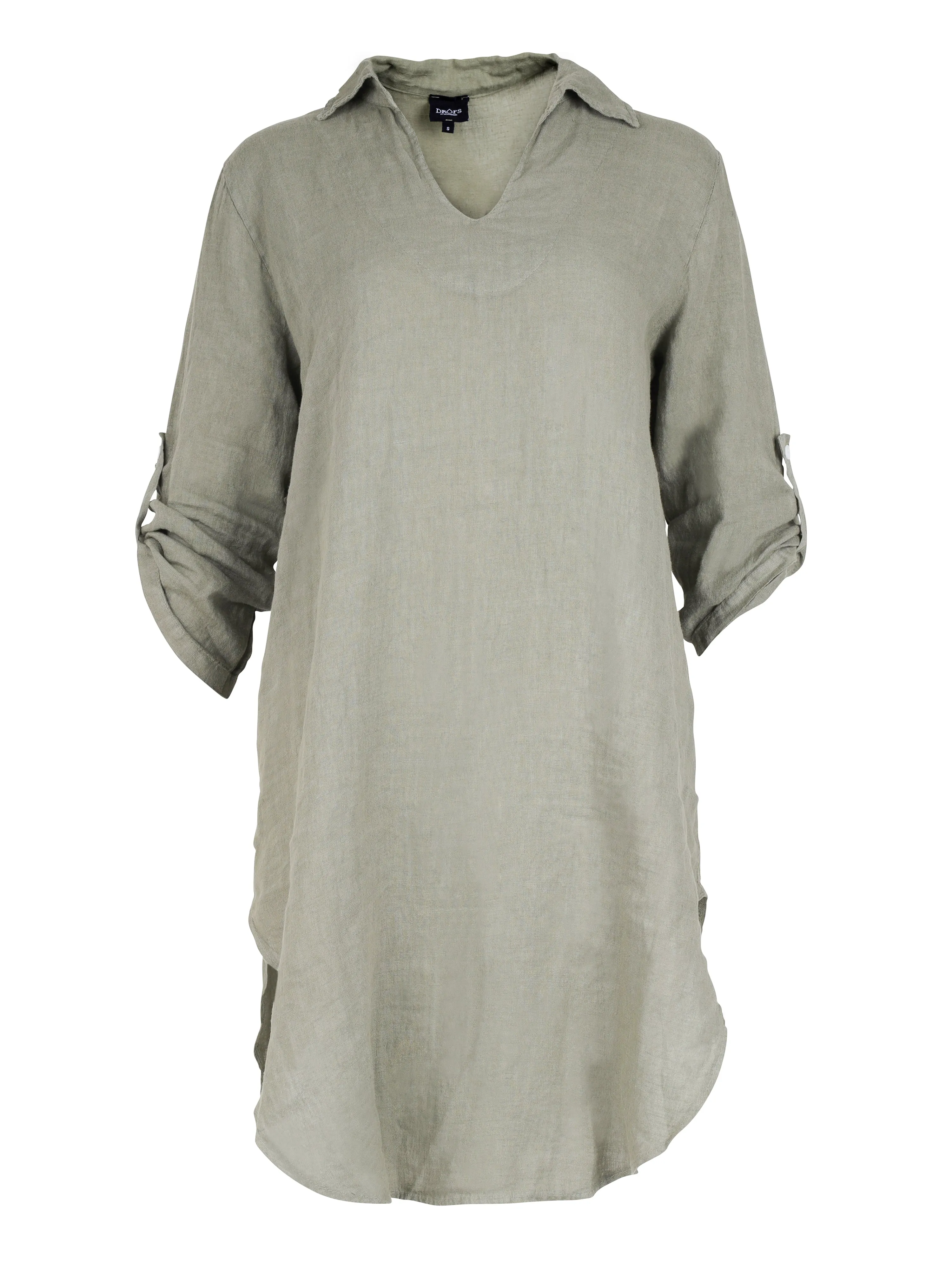 POLETTE linen tunic - Army