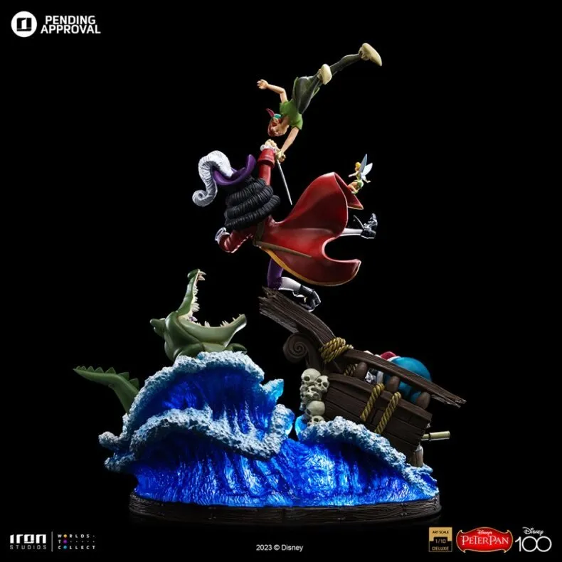 PRE-ORDER: Iron Studios Disney Classics Peter Pan vs Hook Deluxe Art Scale 1/10 Statue