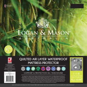 Quilted Air Layer™ Waterproof Mattress Protector by Logan and Mason