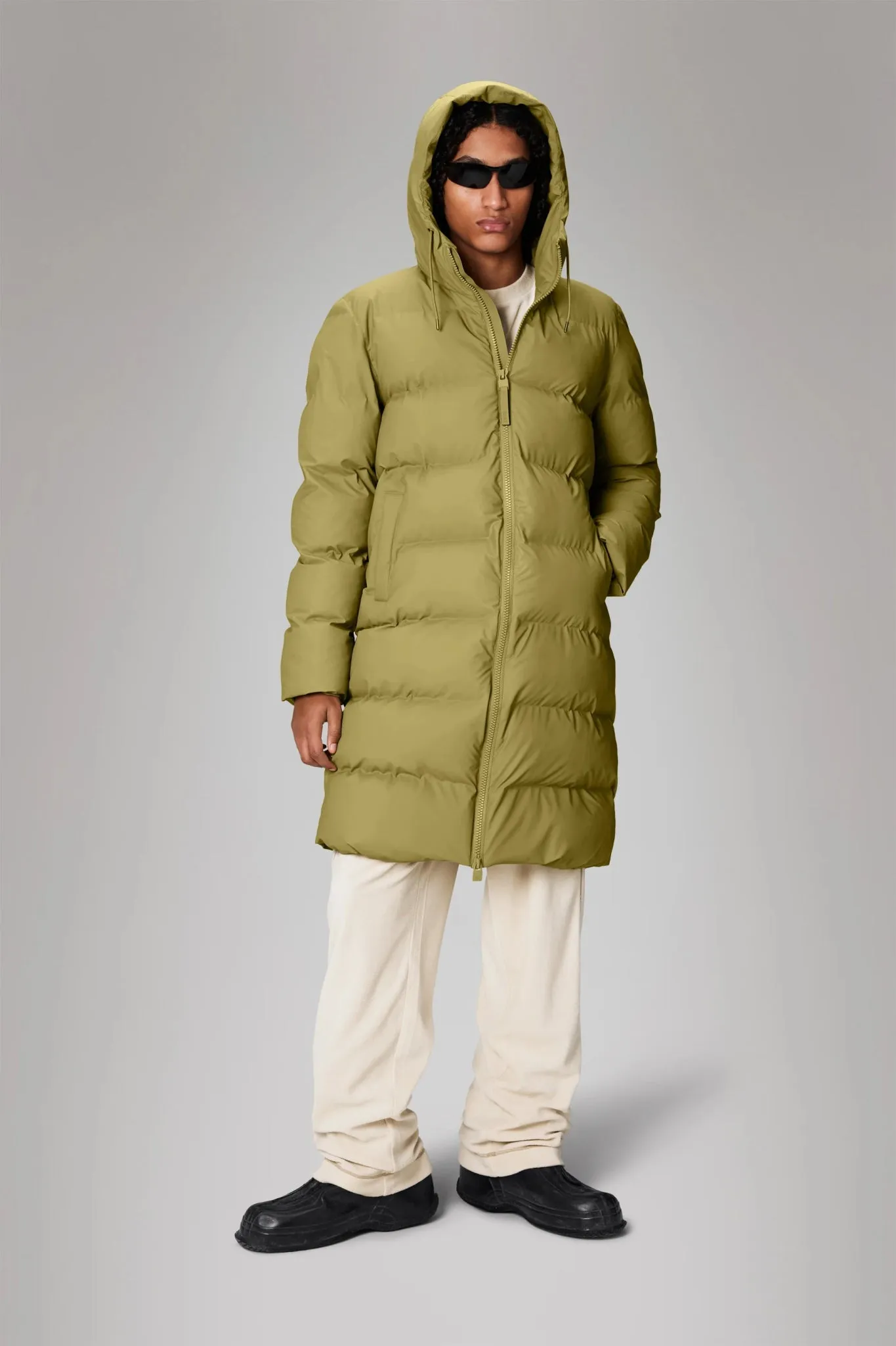 RAINS ALTA Longer Puffer Jacket W3T4