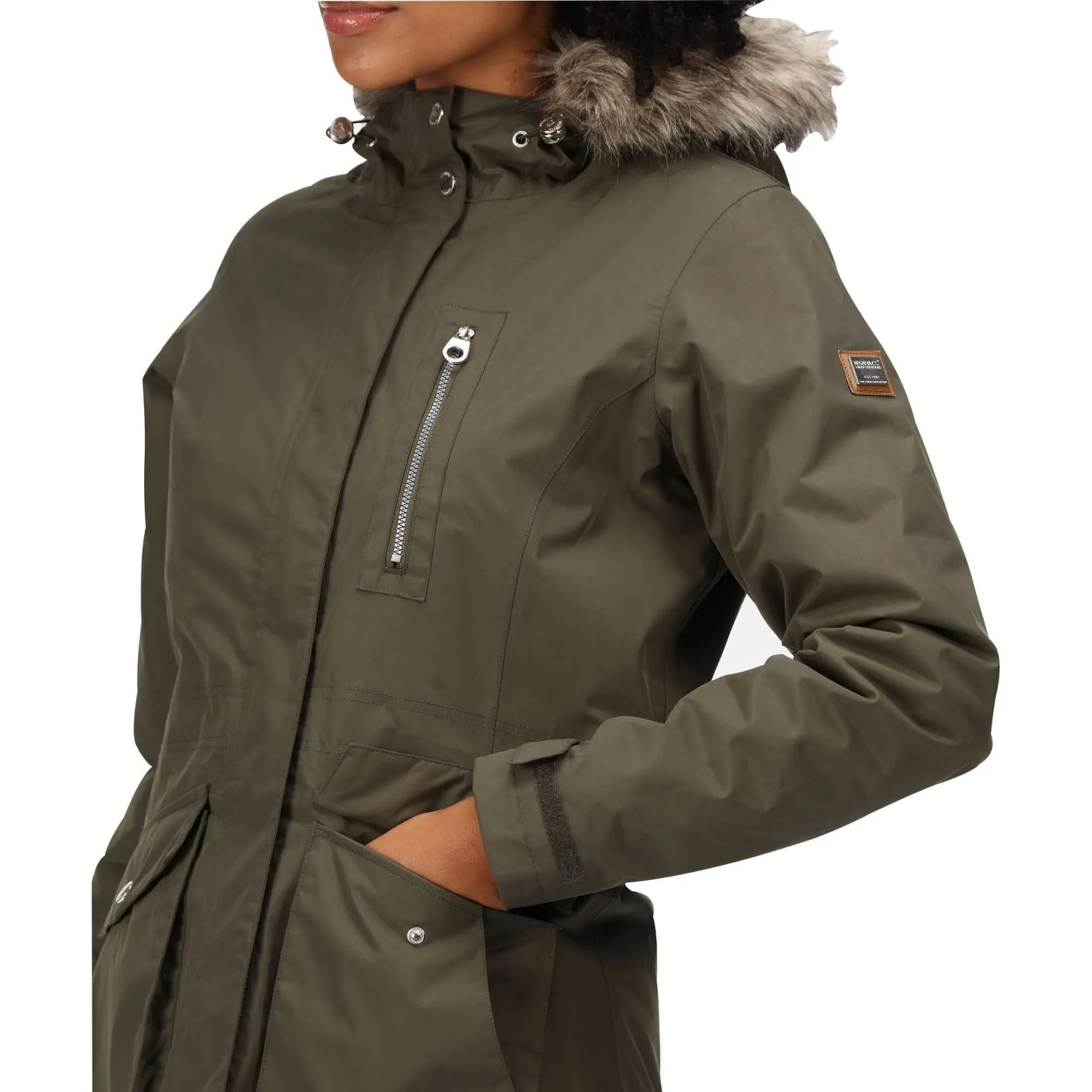 Regatta Serleena Insulated Womens Waterproof Jacket - Green