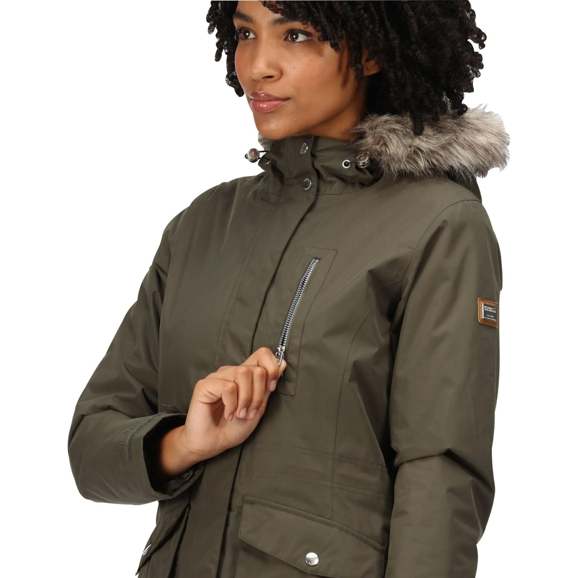 Regatta Serleena Insulated Womens Waterproof Jacket - Green