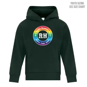 River Heights Pride Crest YOUTH Pullover Hoodie (RHEST005-Y2500)